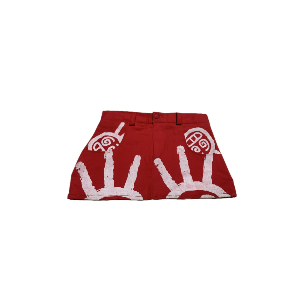 C3 MINI SKIRT (RED)