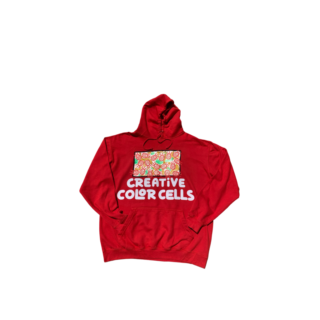 HAND PAINTED REBEL HOODIE